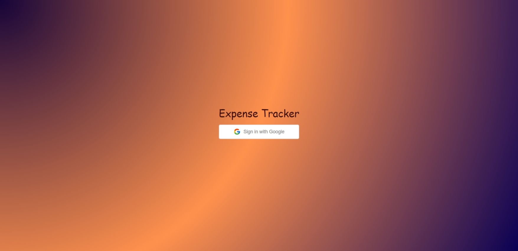 Expense Tracker